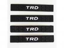 Резиновые защитные накладки на кромки дверей автомобиля, с логотипом TRD, комплект 4 шт.