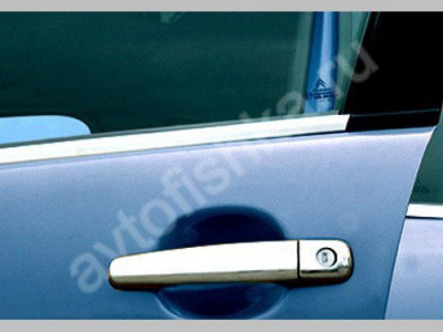 Citroen C4 Picasso (2010-) накладки на ручки дверей из нержавеющей стали, 4 шт.